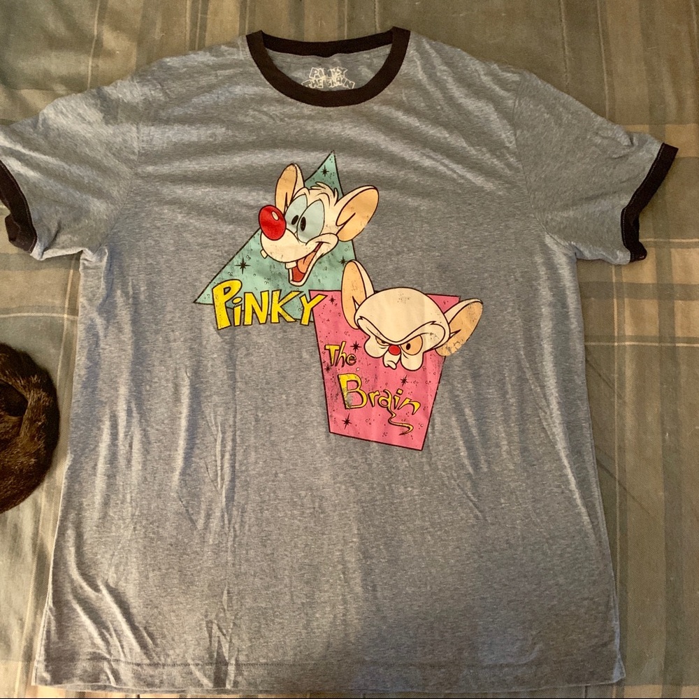 ☺️2 for $10☺️Pinky and the brain t-shirt! XL